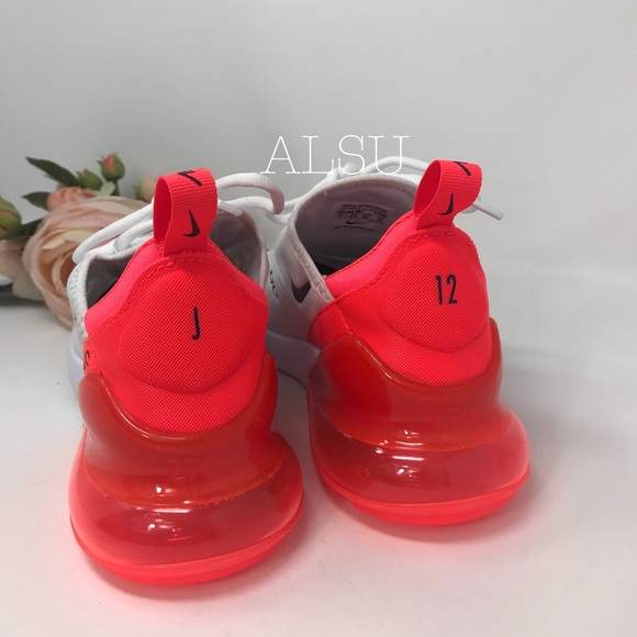 Nike Custom Air Max 270 Carla White Red W AUTHENT - Picture 5 of 7